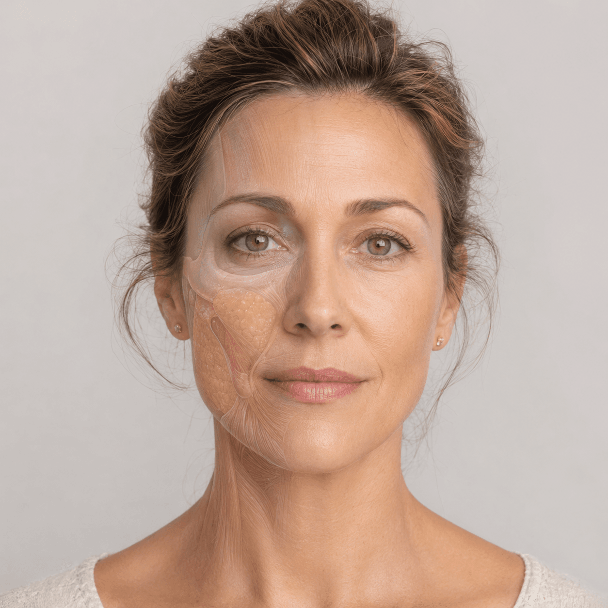 Facial anatomy and ageing change visual context for a cause-first assessment