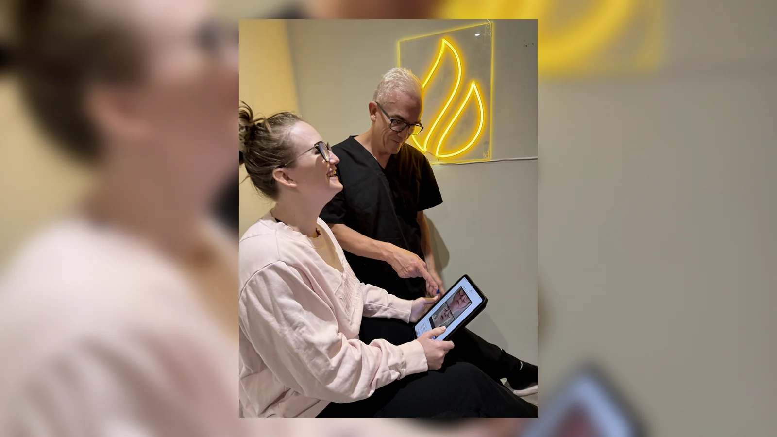Under-eye consultation assessment for consultation planning at Core Aesthetics in Oakleigh