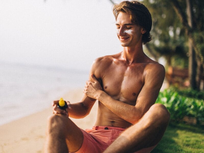 Australian men's health context image for skin checks.
