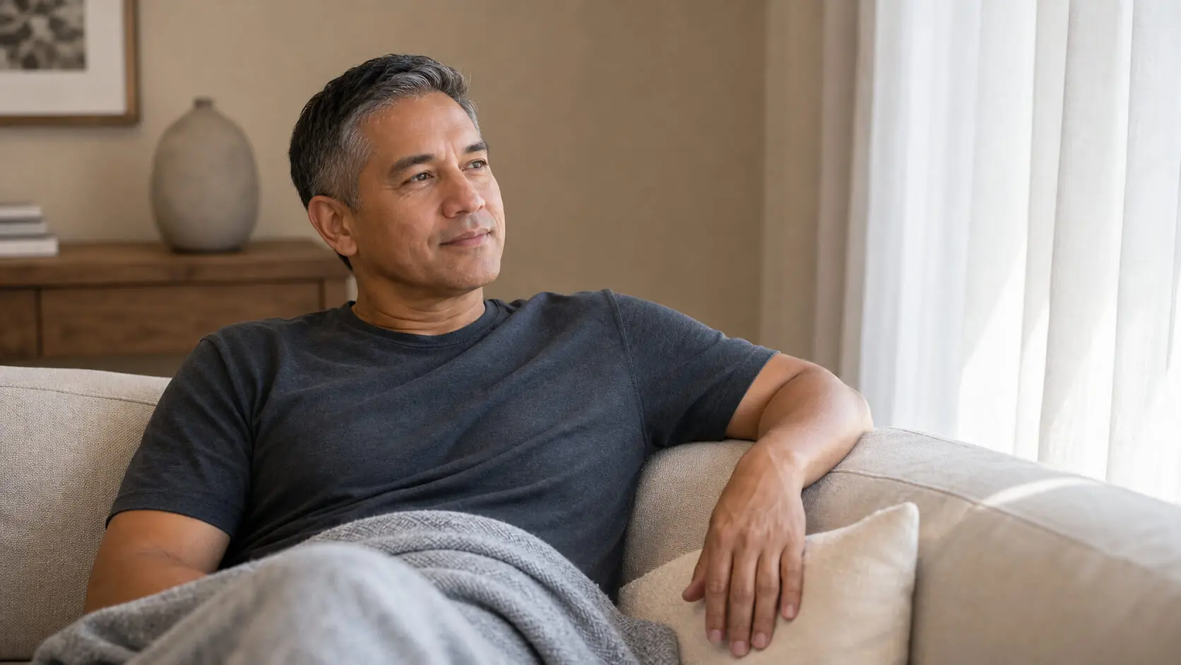 Adult taking time at home to note questions before an aesthetic review
