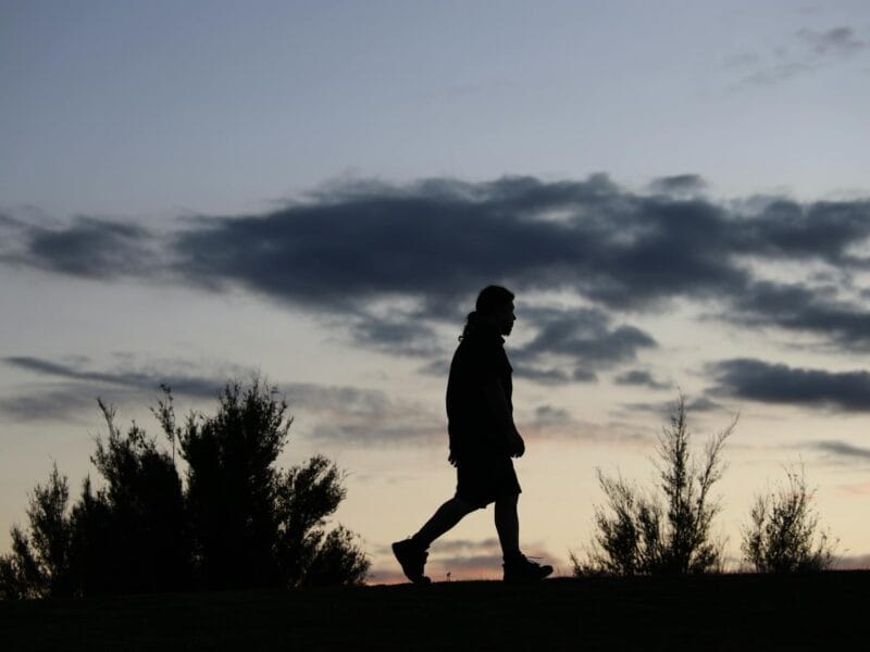 Australian men's health context image for walking.