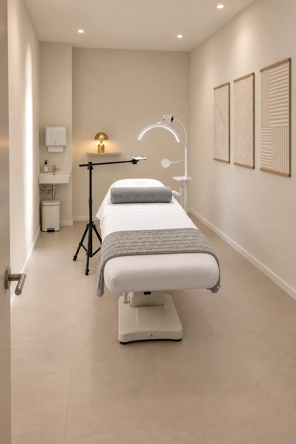 Treatment room at Core Aesthetics in Oakleigh
